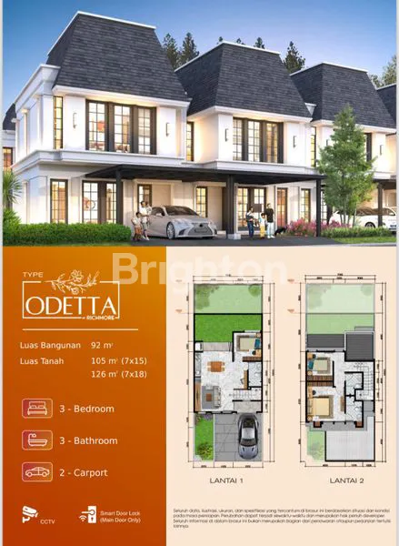 image RUMAH CITRA CITY ODETTA CIPUTRA PUSAT KOTA STRATEGIS DEKAT KAMPUS SIAP HUNI (2)
