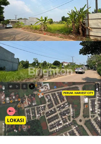 image DI JUAL TANAH PINGGIR JLN, NEMPEL DGN PERUM. HARVEST CITY. (2)