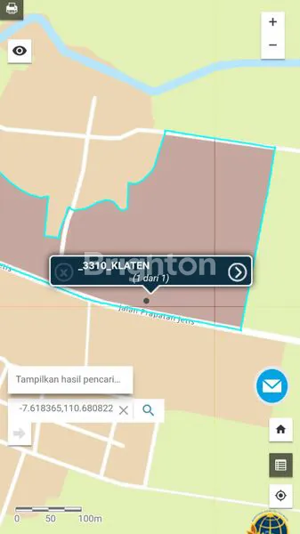 image SANGAT LANGKA!!! TANAH 5 HA DEKAT AKSES TOL DELANGGU !!! ZONA MERAH (2)