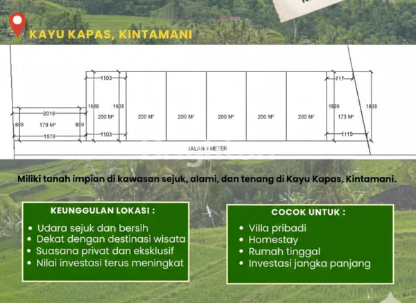 image MILIKI TANAH KAVLING  DI KAWASAN SEJUK KINTAMANI HARGA PERDANA 225 JUTAAN! (3)