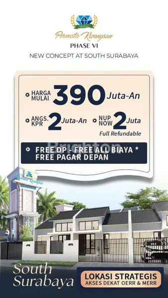 image RUMAH BARU SIAP HUNI PERMATA KWANGSAN SIDOARJO SEDATI DEKAT MERR GUNUNG ANYAR (2)