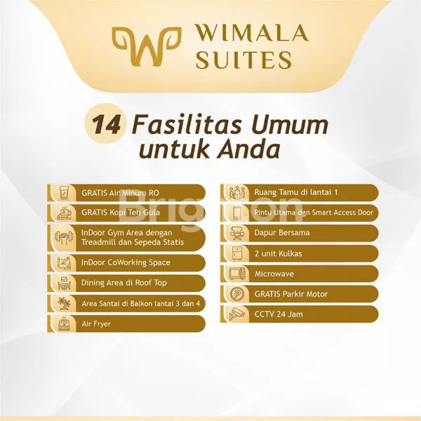 image KOST EKSLUSIF DI MANGGA BESAR, WIMALA SUITES CO LIVING ROI 9-10%/THN (8)