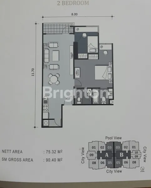 image FULLY FURNISHED MODERN MINIMALIS TRILLIUM APARTMENT (2)