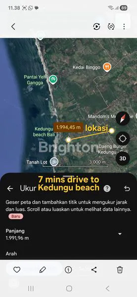 image TANAH SHM 255 M² = 2,55 ARE DIJUAL , 2000 METER KE PANTAI\N\N (7)