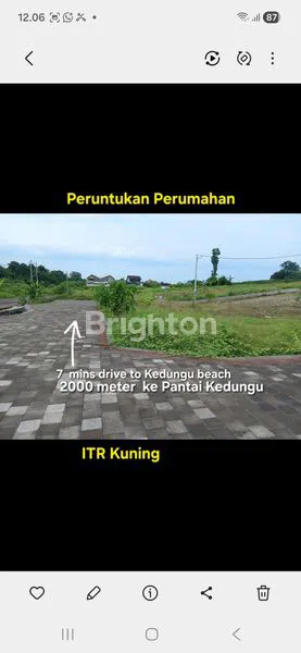 image TANAH SHM 255 M² = 2,55 ARE DIJUAL , 2000 METER KE PANTAI\N\N (2)