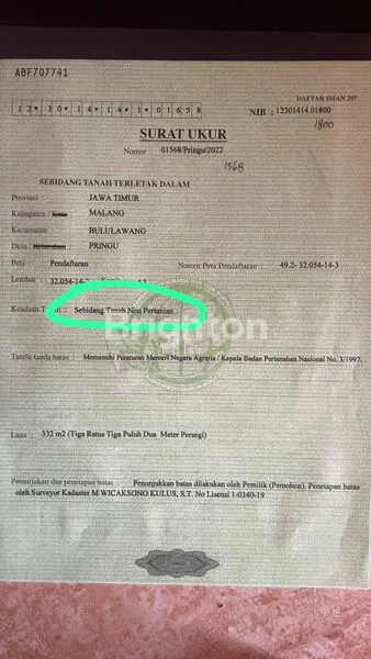 image DIJUAL TANAH COCOK BUAT PERUMAHAN DI BULULAWANG (7)
