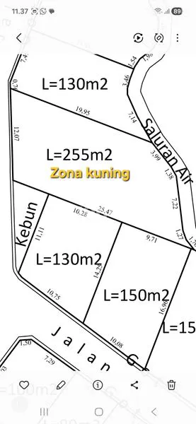 image TANAH DIJUAL SHM 255 M² ZONA PERUMAHAN DEKAT PANTAI KEDUNGU TABANAN BALI (6)