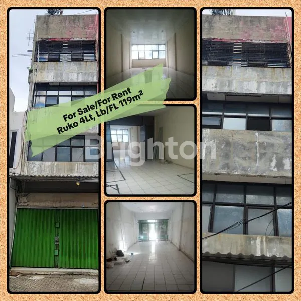 RUKO 4 LANTAI, LOKASI STRATEGIS, RAWAMANGUN