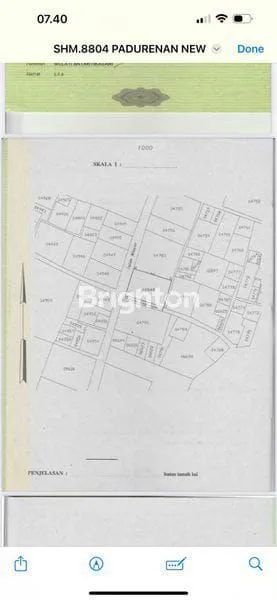 image TANAH LUAS 698M² DI PADURENAN BEKASI, SHM, HARGA NEGO (4)