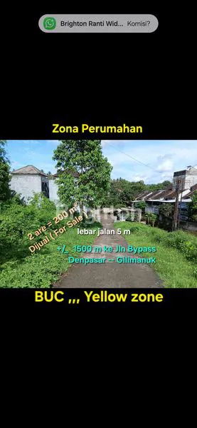 image TANAH DIJUAL 200 M² DI TABANSN BALI DEKAT RSU WISMA PRASHANTI (1)