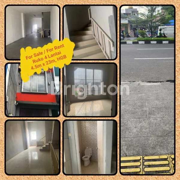 RUKO 4 LANTAI, LOKASI SANGAT STRATEGIS, RAWAMANGUN JAKARTA TIMUR