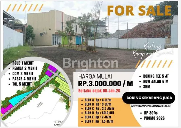 image FOR SALE TANAH KAVLING STRATEGIS CIKARET DEKAT FASILITAS UMUM HARGA TERJANGKAU DI BOGOR (1)