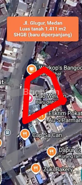 image TANAH LUAS 1.411M² DI PUSAT KOTA MEDAN (2)
