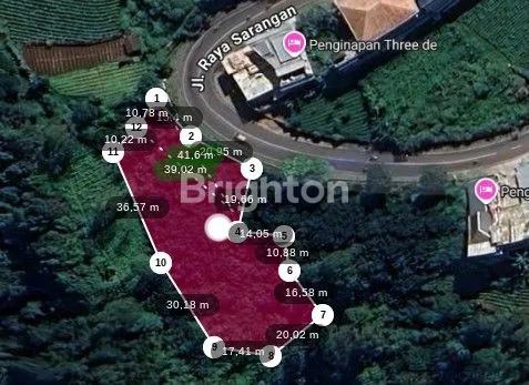 TANAH SELUAS 2.339 M², 0 KM JL. RAYA SARANGAN