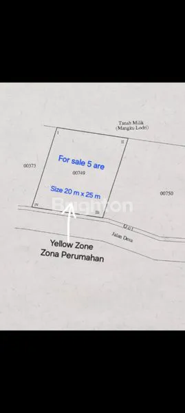 image BUC TANAH DIJUAL SHM 500 M² 10 MNT KE PANTAI  DI KABA KABA TABANAN BALI (5)