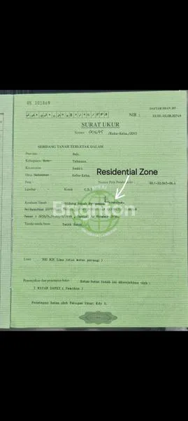 image BUC TANAH DIJUAL SHM 500 M² 10 MNT KE PANTAI  DI KABA KABA TABANAN BALI (4)