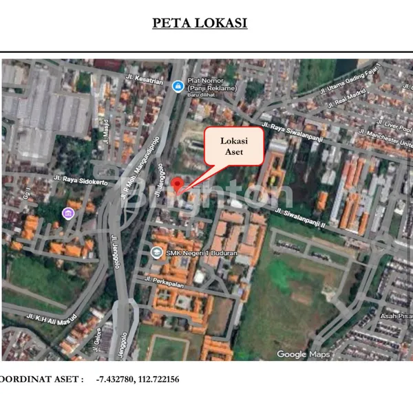 image TANAH SIAP PAKAI DI SIWALANPANJI JALAN JENGGOLO BUDURAN SIDOARJO (2)