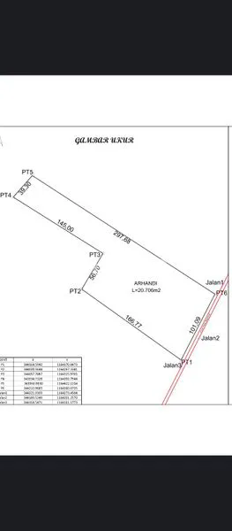 image TANAH SELUAS 3.620 METER DI PINGGIR JALAN SOEKARNO HATTA PALEMBANG, SUMSEL INDONESIA (2)