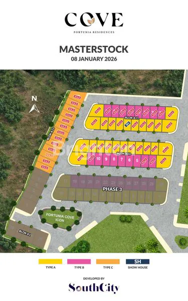 image RUMAH ELITE 2 LANTAI SOUTH CITY CINERE TANPA DP: FULL BONUS KANOPI, 3 AC & SMART HOME SYSTEM (8)