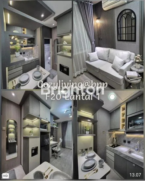 image DUSEWAKAN APPARTEMEN CANTIK FULLFURNISH 1 BR LOKASI GREEN VALEY DAERAH TENGAH KOTA HARGA NEGO (4)