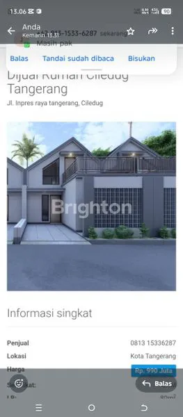 image RUMAH 2 LANTAI SIAP HUNI DI JL. IMPRES CILEDUG (7)