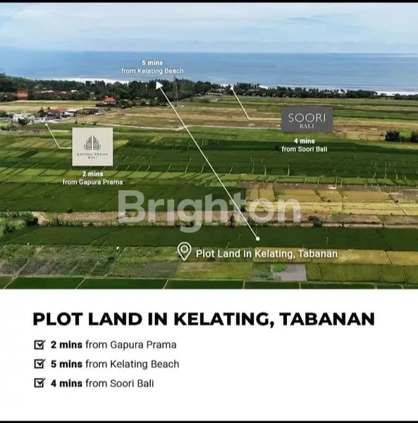 image DI JUAL TANAH KAVLING ZONA PARIWISATA DI KELATING BEACH TABANAN COCOK UNTUK KOMPLEK VILLA ATAU HUNIAN PRIBADI  (6)