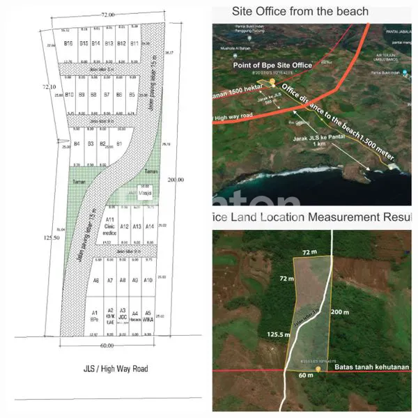 LAHAN AREA BISNIS INDUSTRI*\\N\\NLOKASI : DESA SUMBERSIH , KEC. PANGGUNGREJO, KAB BLITAR\\N