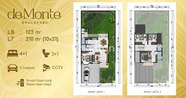 image RUMAH 2 LANTAI TYPE DEMONTE CITRALAND  (2)