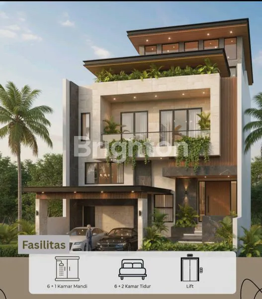 image RUMAH MEWAH 3 LANTAI DI CITRALAND, LT 210M² (1)