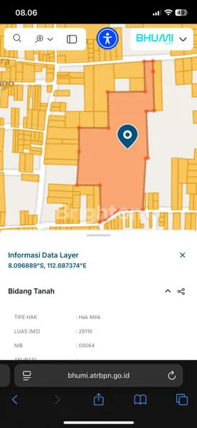image TANAH LUAS 29.444 M2 (2,9 HEKTAR) COCOK UNTUK PERUMAHAN DI PRINGU, KEC. BULULAWANG, KABUPATEN MALANG, JAWA TIMUR (2)
