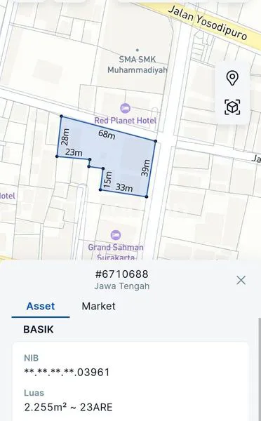 image INVESTASI EMAS DI JANTUNG KOTA SOLO \UD83D\UDD25\NDIJUAL TANAH + RUKO 17 PINTU – HITUNG TANAH (1)