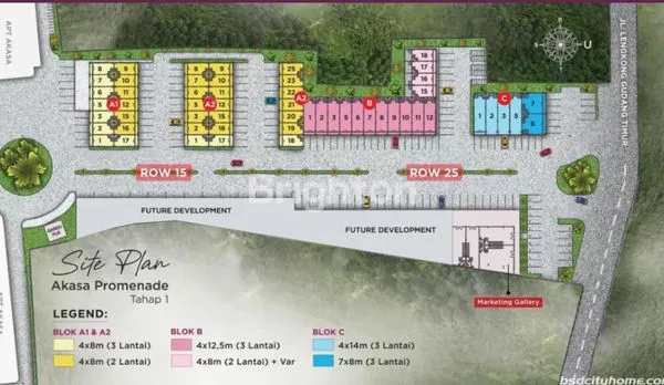 image RUKO BRAND NEW  3 LANTAI PROMENADE AKASA PURE LIVING BSD  (6)