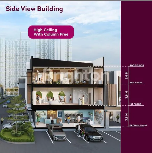 image RUKO BRAND NEW  3 LANTAI PROMENADE AKASA PURE LIVING BSD  (8)