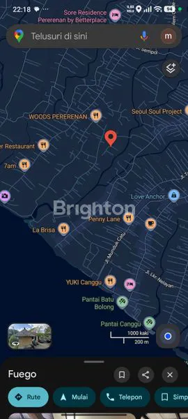 LAHAN PREMIUM DI PERERENAN, 4 MENIT KE CANGGU