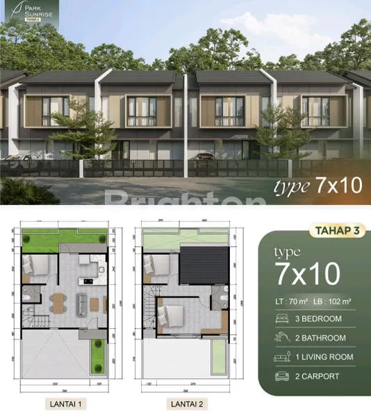 image RUMAH BARU PARK SUNRISE WONOROREJO RUNGKUT SURABAYA TIMUR DEKAT OERR DAN MERR (8)