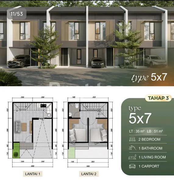 image RUMAH BARU PARK SUNRISE WONOROREJO RUNGKUT SURABAYA TIMUR DEKAT OERR DAN MERR (3)