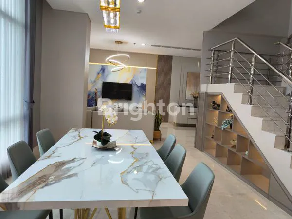 image APARTEMEN MEWAH GRAND SUNGKONO LAGOON TIPE PENTHOUSE 2 LANTAI 3+1 BR VIEW CITY FULL FURNISHED + ELEKTRONIK BARU GRESS (2)