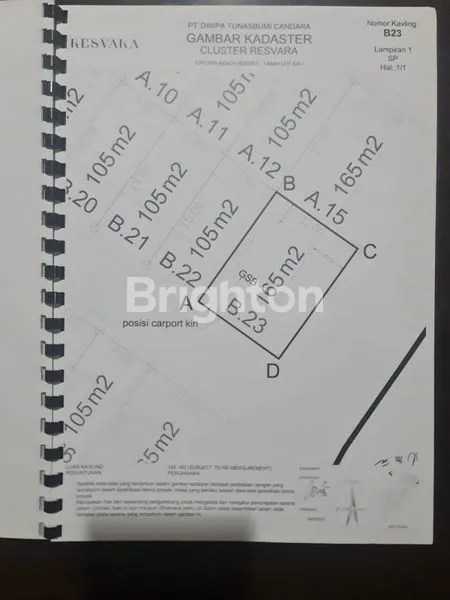 image TANAH KAVLING SIAP BANGUN DI CIPUTRA BEACH RESORT (1)