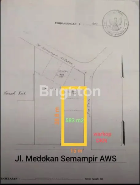 image LAHAN PREMIUM DI MEDOKAN, DEKAT RAYA MERR, SHM SIAP BANGUN (2)