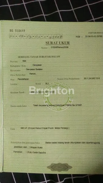 image LAHAN PRIME RENON, 4.4 ARE, HARGA NEGO (3)