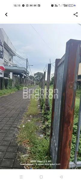 image DISEWAKAN TANAH SUPER STRATEGIS – JL. COKROAMINOTO, DENPASAR DI JANTUNG KOTA • JALAN UTAMA • NILAI BISNIS TINGGI  (3)