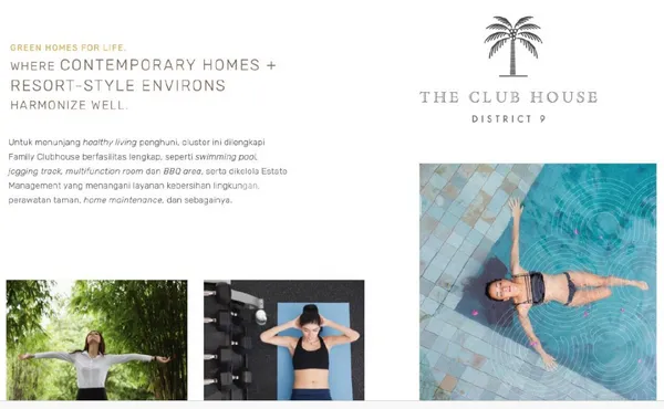 image RUMAH CITRALAND DISTRICT 9 TYPE ARDMORE BRAND NEW GREEN HOME MODERN FASILITAS LENGKAP 4KT+1 CLUSTER DEPAN (4)