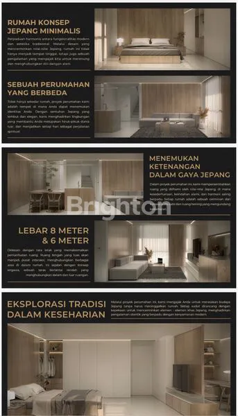 image HUNIAN BERKELAS NUANSA HARMONI JEPANG RUMAH BARU SIAP HUNI HANYA 1 M AN  (4)