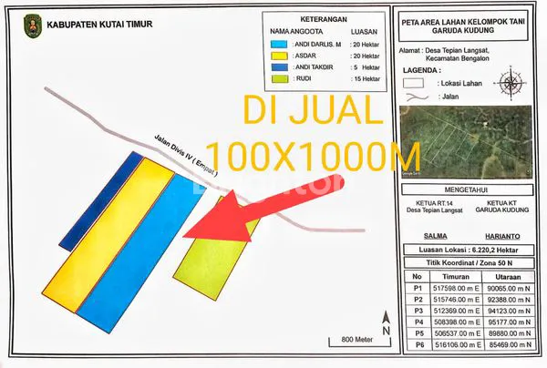 image TANAH LUAS 10 HEKTAR DI KUTIM, COCOK KEBUN SAWIT (1)