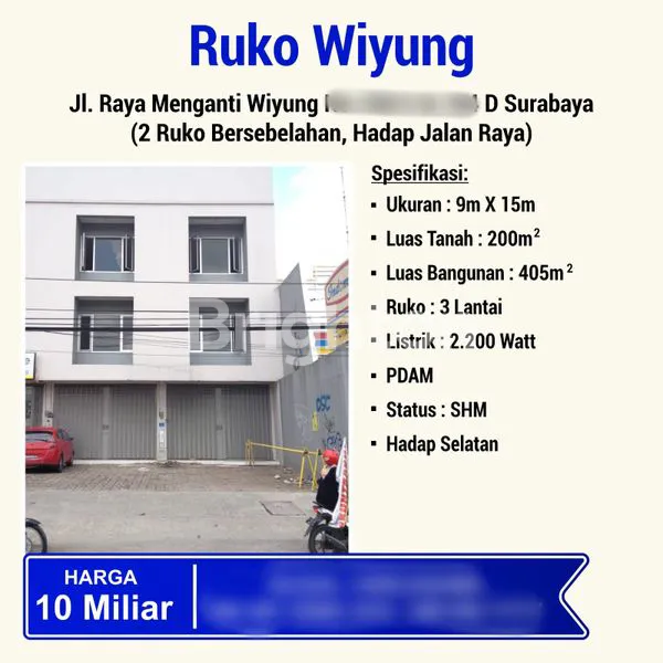 Gambar Property RUKO 3 LANTAI STRATEGIS DI RAYA WIYUNG