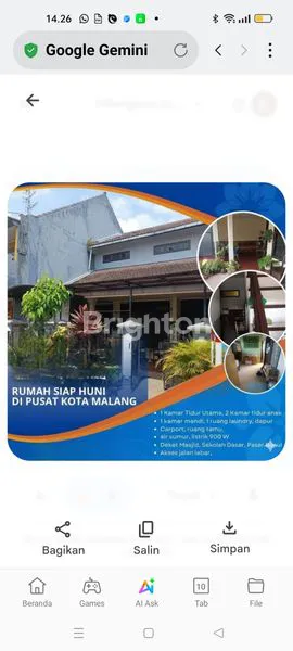 Gambar Property RUMAH FULLY FURNISHED SIAP HUNI DI MALANG