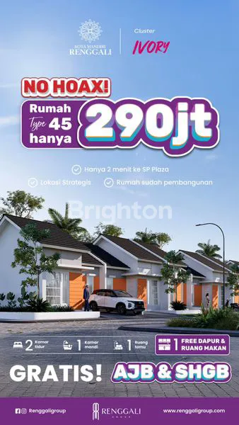 Gambar Property PERUMAHAN KOTA MANDIRI RENGGALI,CLUSTER  IVORY
