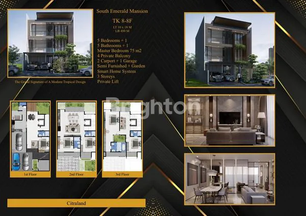 Gambar Property DIJUAL THE GRAND SIGNATURE MODERN TROPICAL HOUSE WITH PRIVATE LIFT
