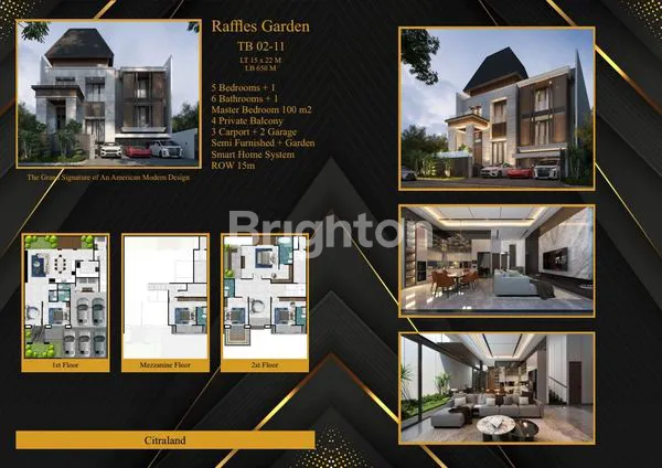 Gambar Property THE GRAND SIGNATURE OF AN  AMERICAN MODERN DESIGN @ RAFFLES GARDEN ,CITRALAND SBY⁰⁰
