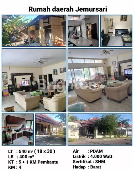 Gambar Property HUNIAN NYAMAN DI JEMURSARI, 5+1 KT, SHM SIAP HUNI